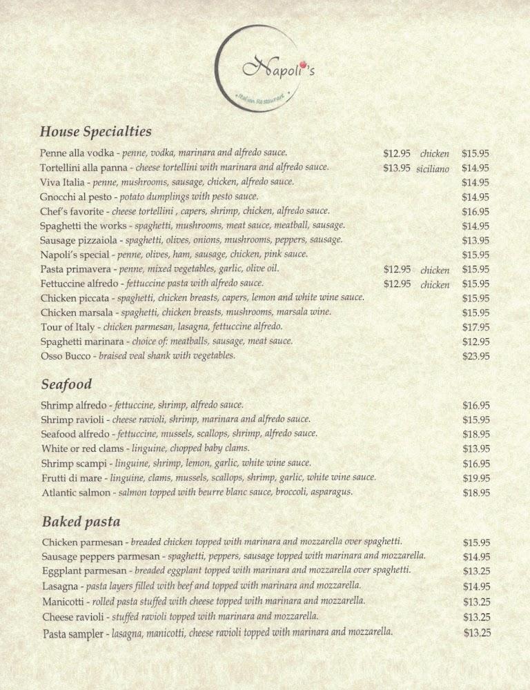 Napoli's Mixed Greens Salad